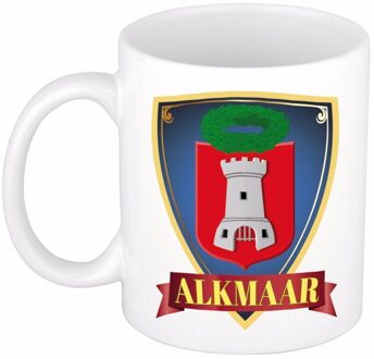 Bellatio Decorations Wapen van Alkmaar beker / mok 300 ml Multikleur