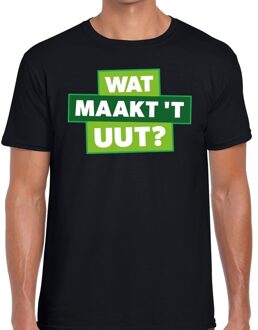 Bellatio Decorations Wat maakt t uut zwart festival t-shirt heren L