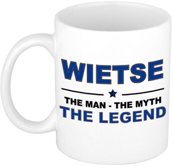 Bellatio Decorations Wietse The man, The myth the legend pensioen cadeau mok/beker 300 ml