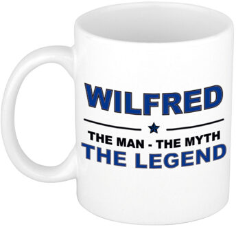 Bellatio Decorations Wilfred The man, The myth the legend pensioen cadeau mok/beker 300 ml