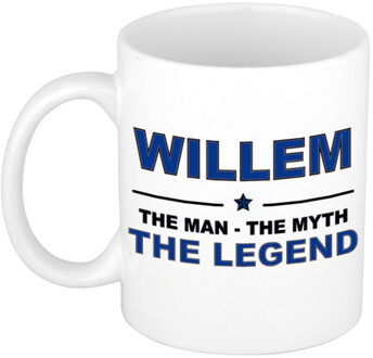 Bellatio Decorations Willem The man, The myth the legend cadeau koffie mok / thee beker 300 ml