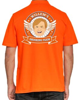 Bellatio Decorations Willems Drinking Team poloshirt heren -  heren polo -  Koningsdag kleding 2XL