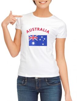 Bellatio Decorations Wit dames t-shirt australie l