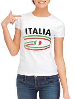 Bellatio Decorations Wit dames t-shirt italie l