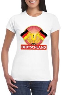 Bellatio Decorations Wit Duitsland supporter kampioen shirt dames 2XL