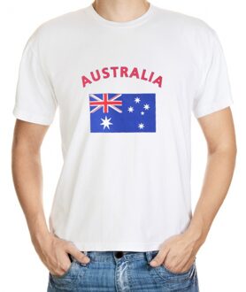 Bellatio Decorations Wit heren t-shirt Australie