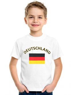 Bellatio Decorations Wit kinder t-shirt duitsland l (146-152)