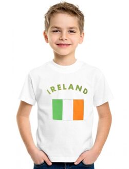 Bellatio Decorations Wit kinder t-shirt ierland xs (110-116)