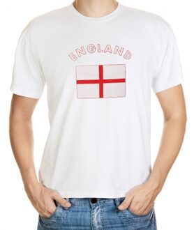 Bellatio Decorations Wit t-shirt engeland heren 2xl