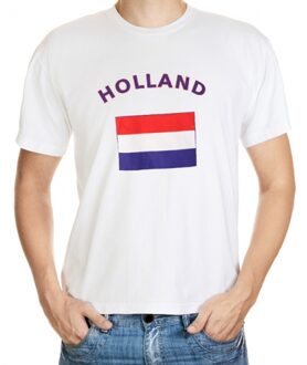 Bellatio Decorations Wit t-shirt holland heren 2xl