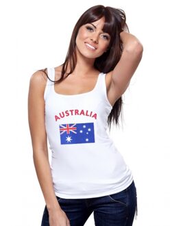 Bellatio Decorations Witte dames tanktop australie l