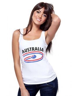 Bellatio Decorations Witte dames tanktop australie l