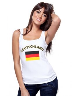 Bellatio Decorations Witte dames tanktop duitsland l