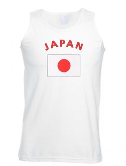 Bellatio Decorations Witte heren tanktop japan l