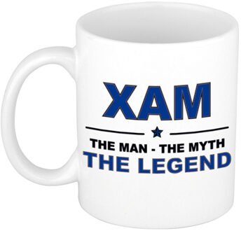 Bellatio Decorations Xam The man, The myth the legend pensioen cadeau mok/beker 300 ml