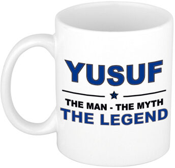Bellatio Decorations Yusuf The man, The myth the legend pensioen cadeau mok/beker 300 ml