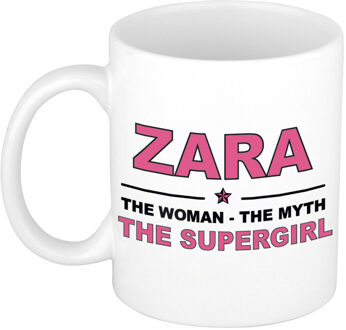 Bellatio Decorations Zara The woman, The myth the supergirl pensioen cadeau mok/beker 300 ml