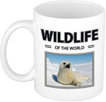 Bellatio Decorations Zeehond mok met dieren foto wildlife of the world