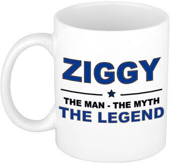 Bellatio Decorations Ziggy The man, The myth the legend cadeau koffie mok / thee beker 300 ml
