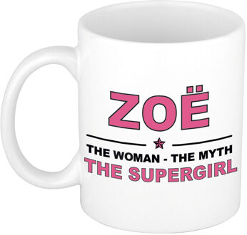 Bellatio Decorations Zoe The woman, The myth the supergirl cadeau koffie mok / thee beker 300 ml