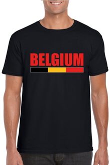 Bellatio Decorations Zwart Belgium supporter shirt heren 2XL