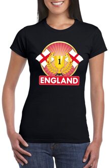 Bellatio Decorations Zwart Engeland supporter kampioen shirt dames S