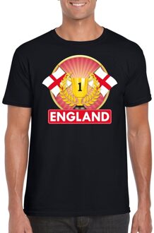 Bellatio Decorations Zwart Engeland supporter kampioen shirt heren 2XL