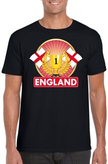 Bellatio Decorations Zwart Engeland supporter kampioen shirt heren S