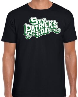 Bellatio Decorations Zwart St. Patricks day t-shirt heren 2XL