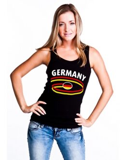 Bellatio Decorations Zwarte dames tanktop duitsland m