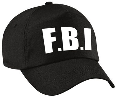Bellatio Decorations Zwarte FBI politie agent verkleed pet / cap voor kinderen
