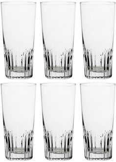 Bellatio Design 12x Stuks vaasjes bierglazen 330 ml - Bierglazen - Vaasjes - Glazen voor bier