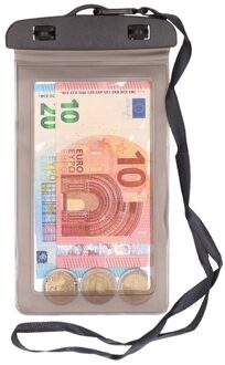 Bellatio Design 2x Bellatio design waterdicht moneybelt nektasje - waterproof geldtasje, geldbuidel, moneybelts