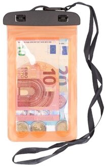 Bellatio Design 2x Bellatio design waterdicht moneybelt nektasje - waterproof geldtasje, geldbuidel, moneybelts