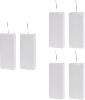 Bellatio Design BD Waterverdamper radiator - 12x - dolomiet - wit - 8x3,5x20 cm - luchtbevochtiger