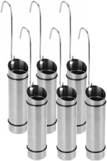 Bellatio Design BD Waterverdamper radiator - 6x - RVS - 12x21 cm - luchtbevochtiger radiator