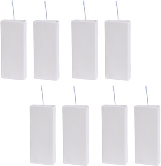 Bellatio Design BD Waterverdamper radiator - 8x - dolomiet - wit - 8x3,5x20 cm - luchtbevochtiger