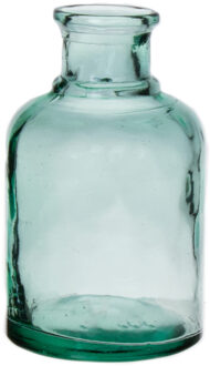 Bellatio Design Bloemenvaas - helder - transparant gerecycled glas - D12 x H20 cm
