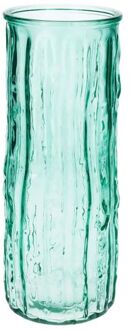 Bellatio Design Bloemenvaas - helder - transparant glas - D10 x H25 cm - Vazen