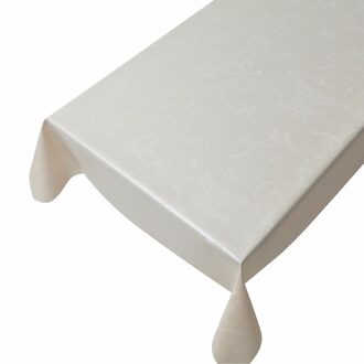 Bellatio Design Buiten tafelkleed/tafelzeil barok champagne 140 x 170 cm