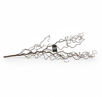 Bellatio Design Hazelaar kunsttakken - met 3 stelen - 85 cm - decoratie takken voor bloemstukken