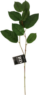 Bellatio Design Kunstbloem bladgroen tak Salal - 77 cm - boeket opvulling - groen - kunst zijdebloe