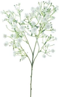 Bellatio Design Kunstbloem Gipskruid Viette - 45 cm - wit - losse tak - kunst zijdebloem - Gypsophila