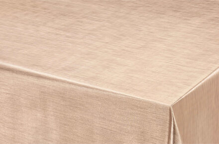 Bellatio Design Luxe kerst tafelzeil/tafelkleed bronzen metallic look 140 x 220 cm