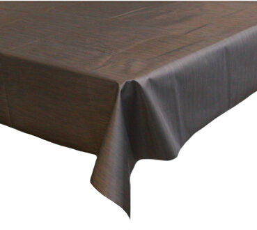 Bellatio Design Tafelkleed - brons - metallic look - 140 x 300 cm