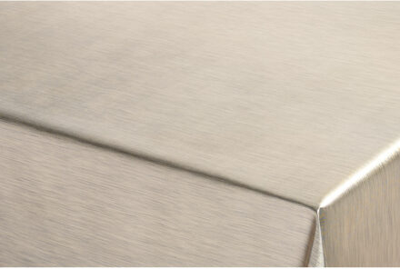 Bellatio Design Tafelkleed - goud - metallic look - 140 x 250 cm