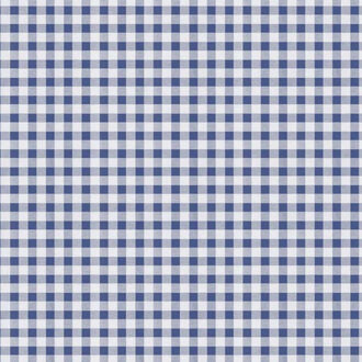 Bellatio Design Tafelzeil/tafelkleed blauwe ruit/boerenruit 140 x 300 cm - Tafelzeilen