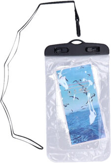 Bellatio Design Telefoonhoesje - transparant - kunststof - 21 x 11,5 cm - waterdicht