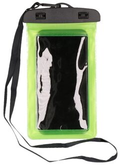 Bellatio Design waterdicht telefoonhoesje voor alle telefoons groen - O.a voor Apple Iphone, Samsung, Nokia, LG, Huawei
