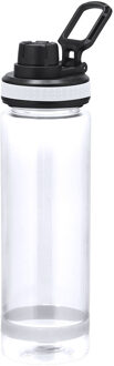 Bellatio Design Waterfles/drinkfles sport bidon Olympic Champion - transparant - kunststof - 700 ml - schroefdop